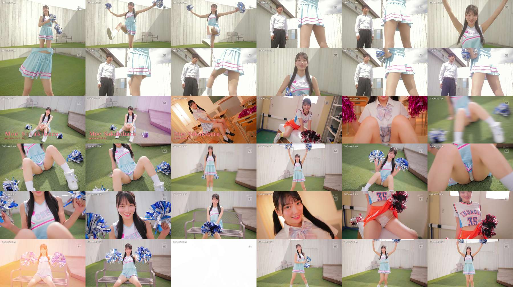 [UNCENSORED-LEAK] SNOS-189 That girl from the cheerleading club is so dedicated to practice that she doesn't even notice her skirt flipping up, and I'm already... Sakakibara Moe