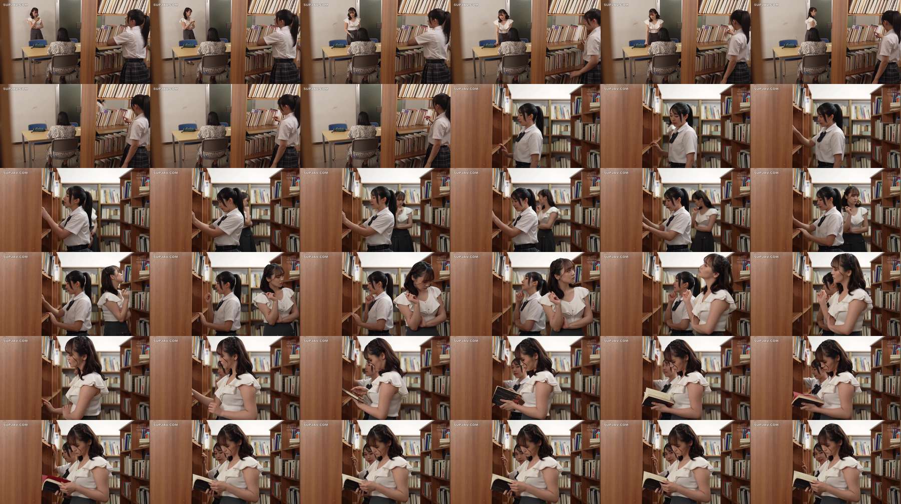 [UNCENSORED-LEAK] DANDYA-019 A lesbian in a uniform makes a plain office lady in the library cum over and over again with her under-skirt fingering until she becomes a lesbian