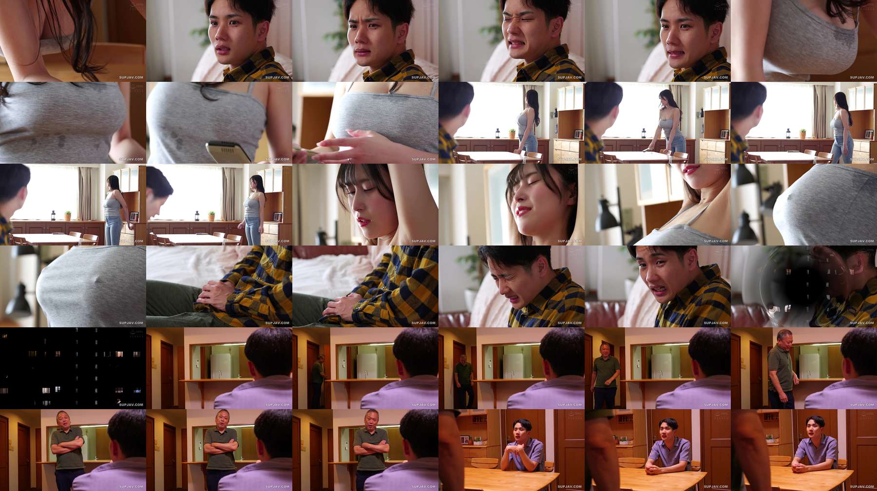[UNCENSORED-LEAK] HZGD-327 Hibiki Amemiya, stepson's sanity collapsed as she unconsciously seduced him with her sweaty, braless, huge breasts and protruding nipples