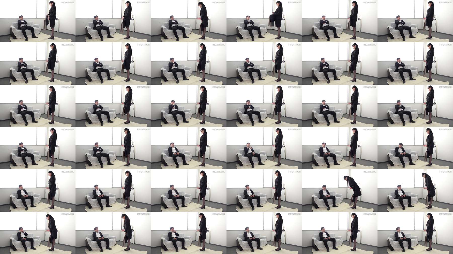 [UNCENSORED-LEAK] HALT-075 A new graduate office lady in pantyhose kneels down and apologizes for her boss's mistake at a client's workplace, but the man can't resist her steamy ass and screws his big dick in from behind! Even though she re