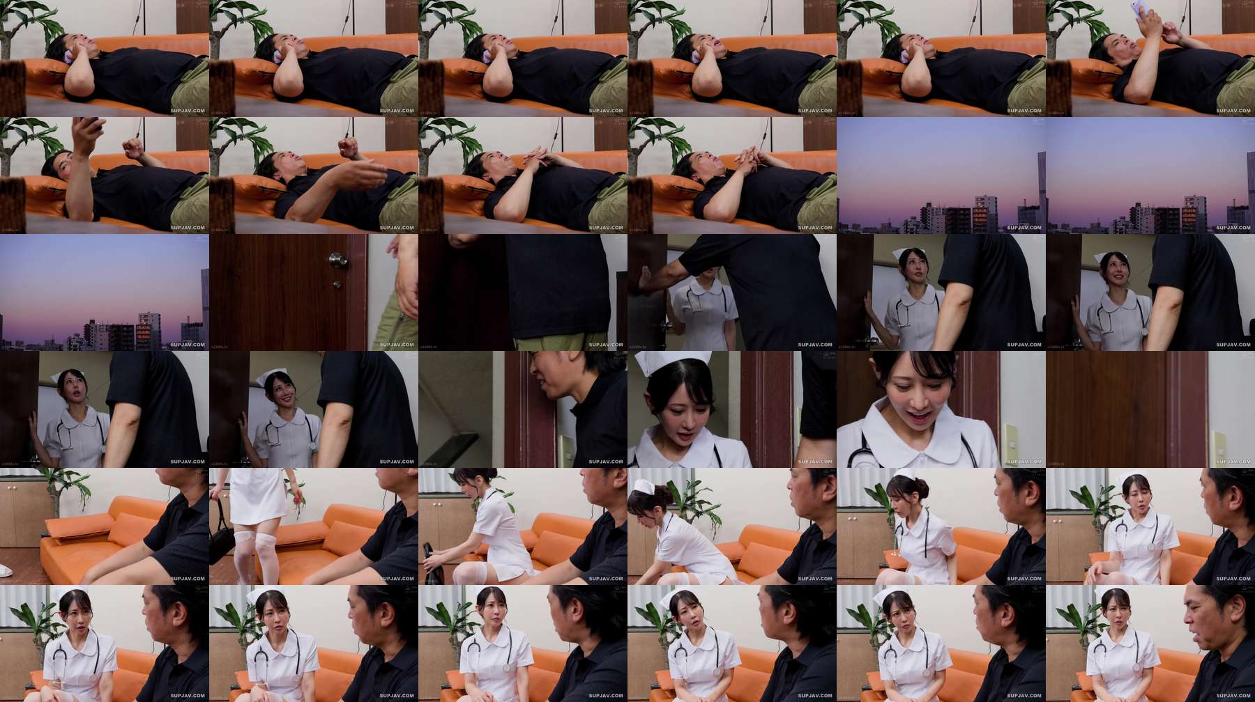 [UNCENSORED-LEAK] DOKI-034 My sexual desire exploded after being turned on by the sexiness of the visiting nurse I called through the app! "I really shouldn't...but today is an exception," three busty, sexy angels in white coats gently plea
