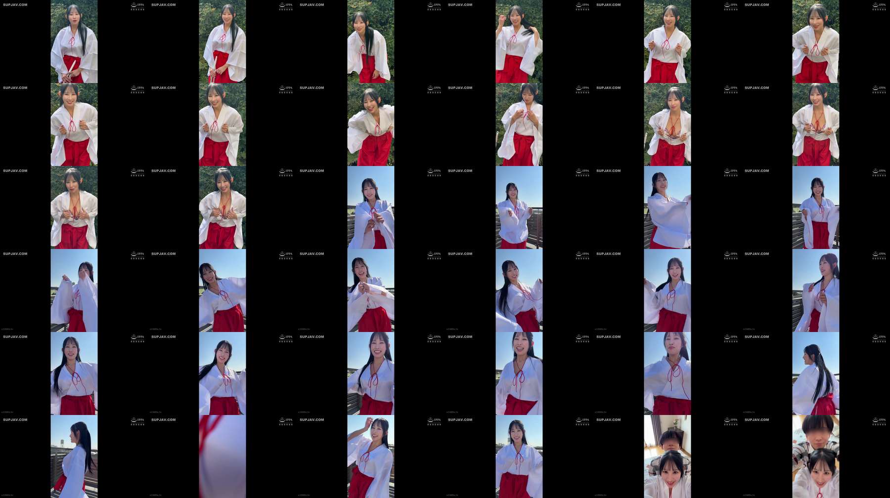 [UNCENSORED-LEAK] STSK-225 "Let's have sex in our uniforms after work!?" Making a baby with my cute, big-breasted shrine maiden girlfriend, raw and cumming inside her lol