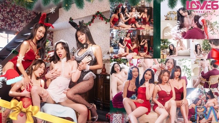 RAS362 - Christmas sex party, cross-dressing, provocative and cum-sucking